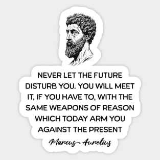 Marcus Aurelius Meditations Quote Sticker